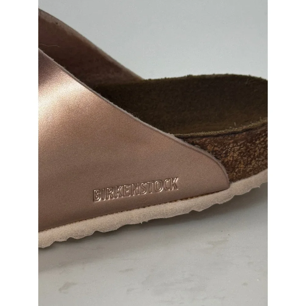 Birkenstock Arizona Sandals Kids 35 Rose Gold Metallic 1018925